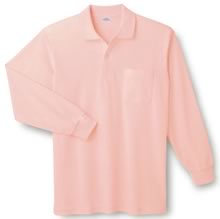 00222-JP 日本製長袖ポロシャツ(ポケット付)